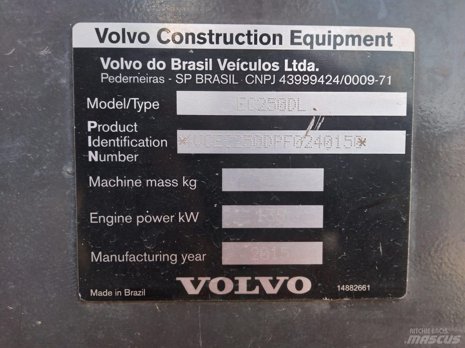 Volvo EC 250 D L Bagri goseničarji