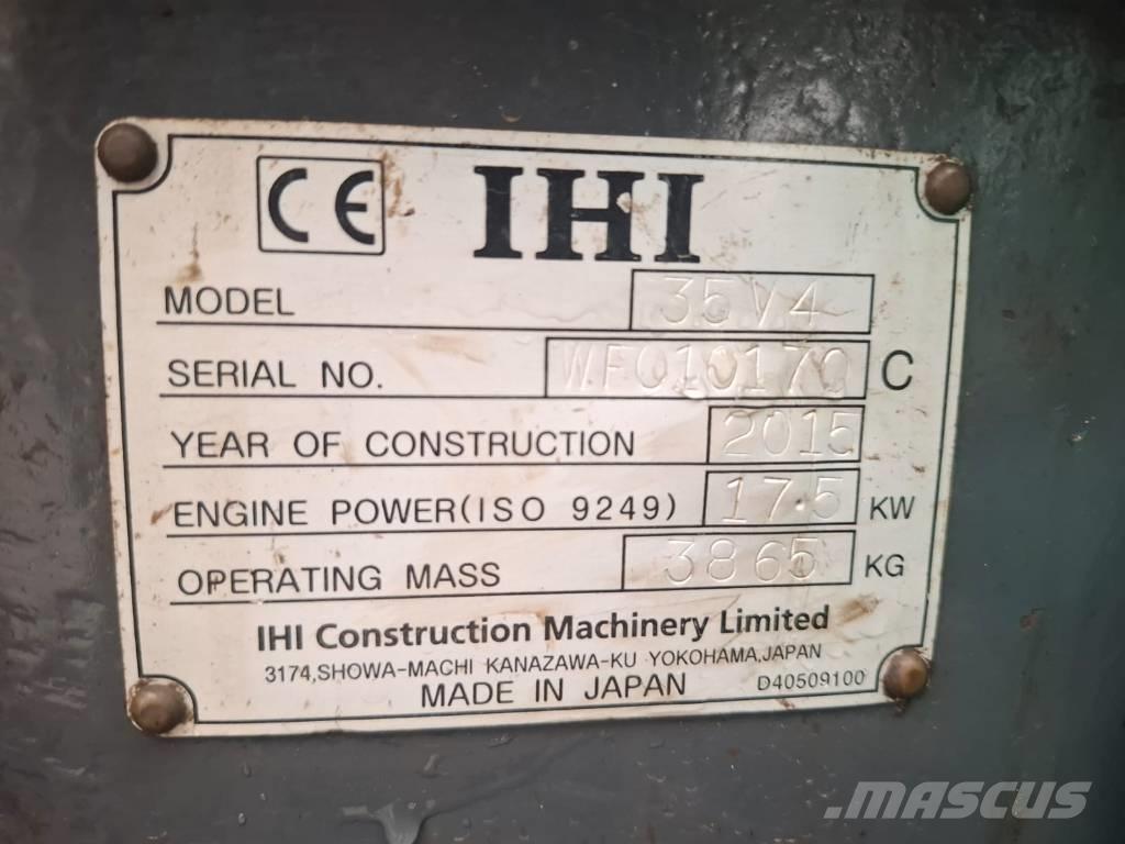 IHI 35 V4 Mini bagri <7t