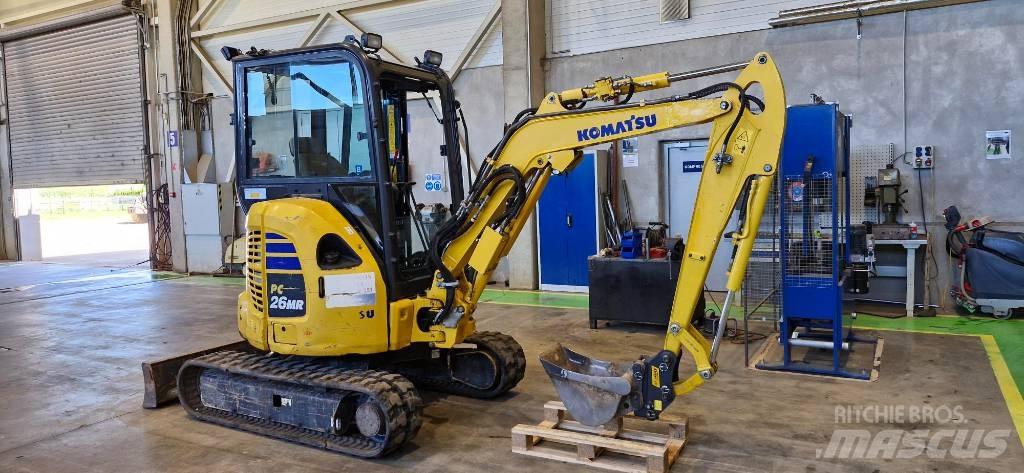 Komatsu PC 26 MR Mini bagri <7t