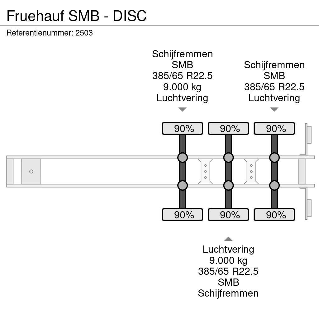 Fruehauf SMB - DISC Polprikolice s ponjavo