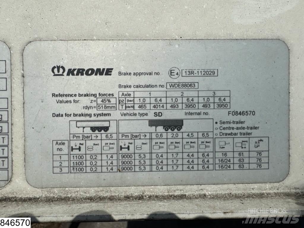 Krone Tautliner Polprikolice s ponjavo