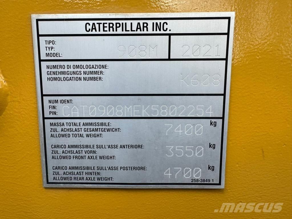 CAT 908M Kolesni nakladalci