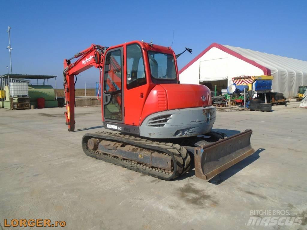 Kubota KX 080-3 Bagri goseničarji