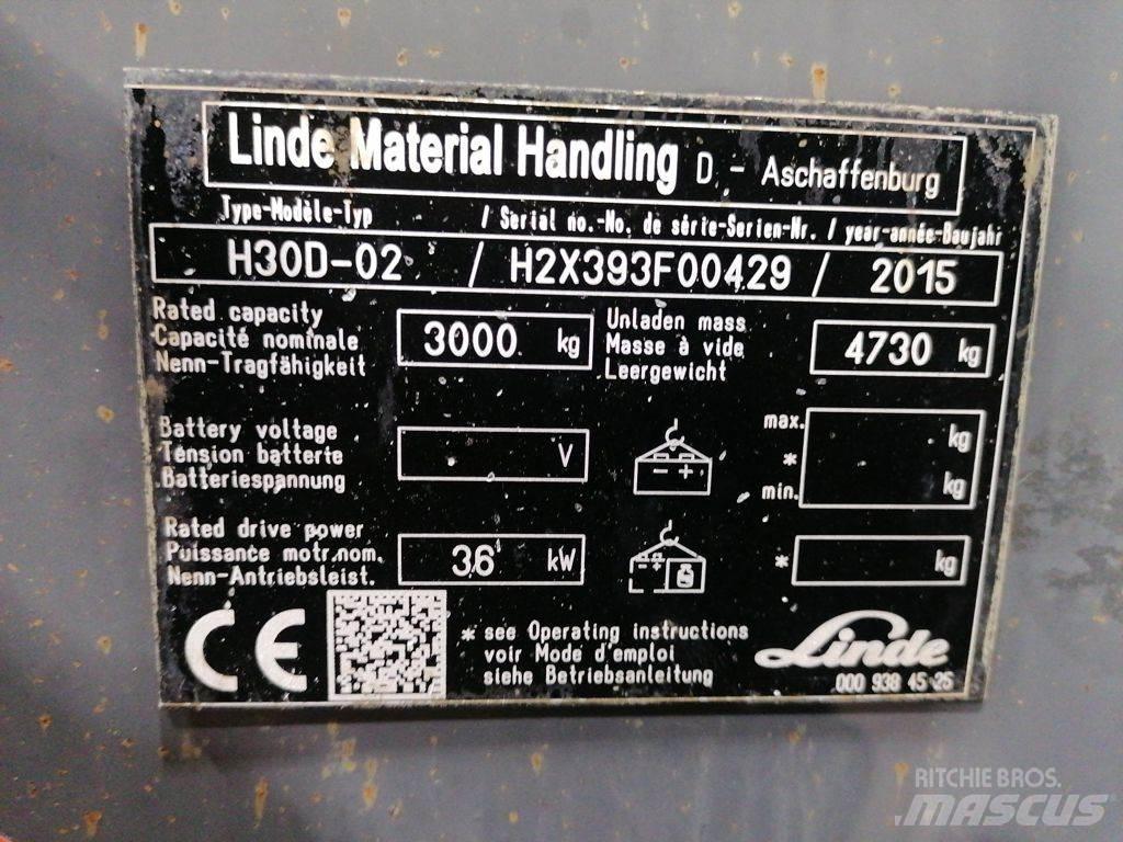Linde H30D-02 Dizelski viličarji