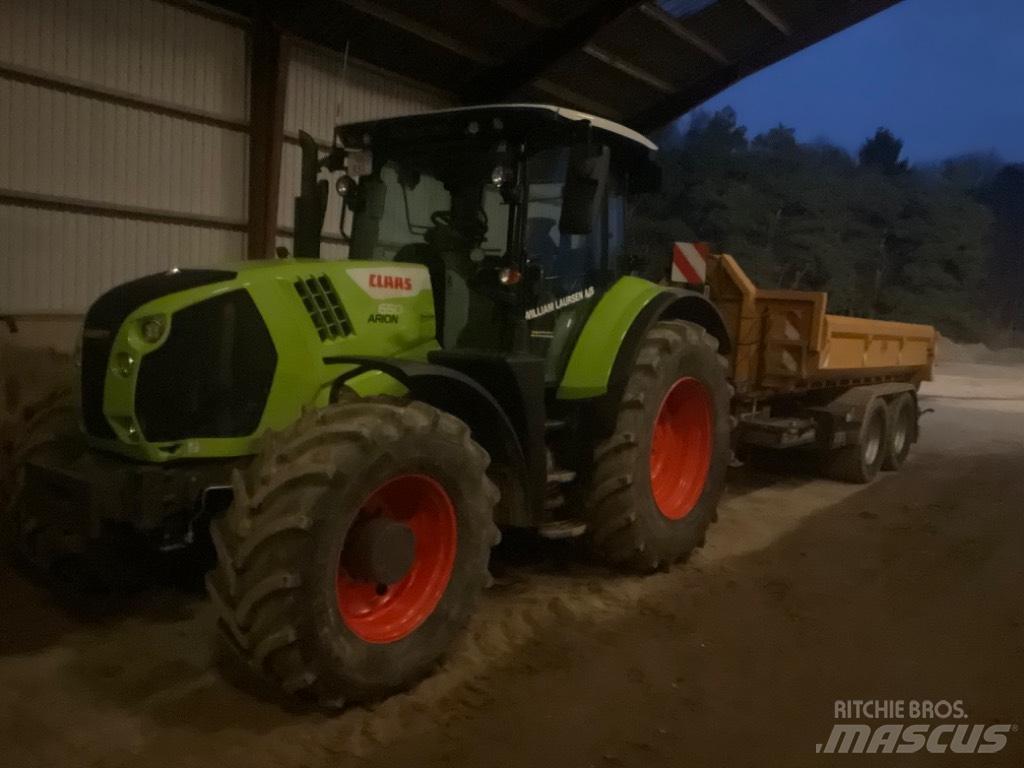 CLAAS ARION 650 cis + Traktorji