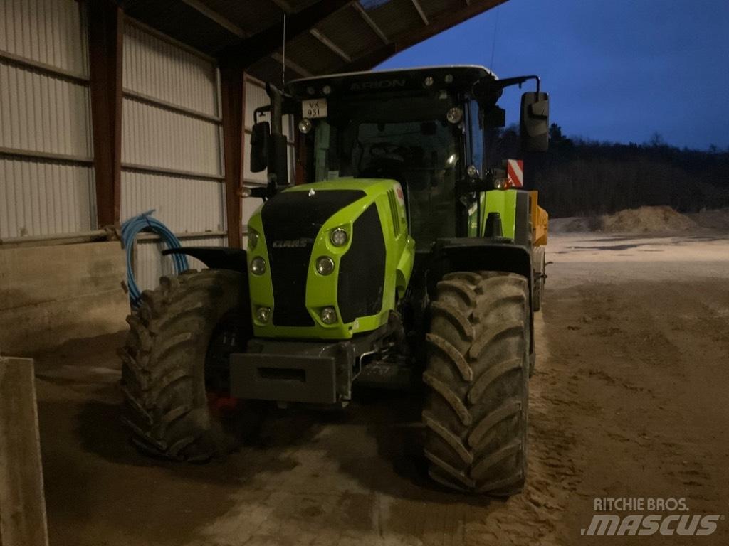 CLAAS ARION 650 cis + Traktorji