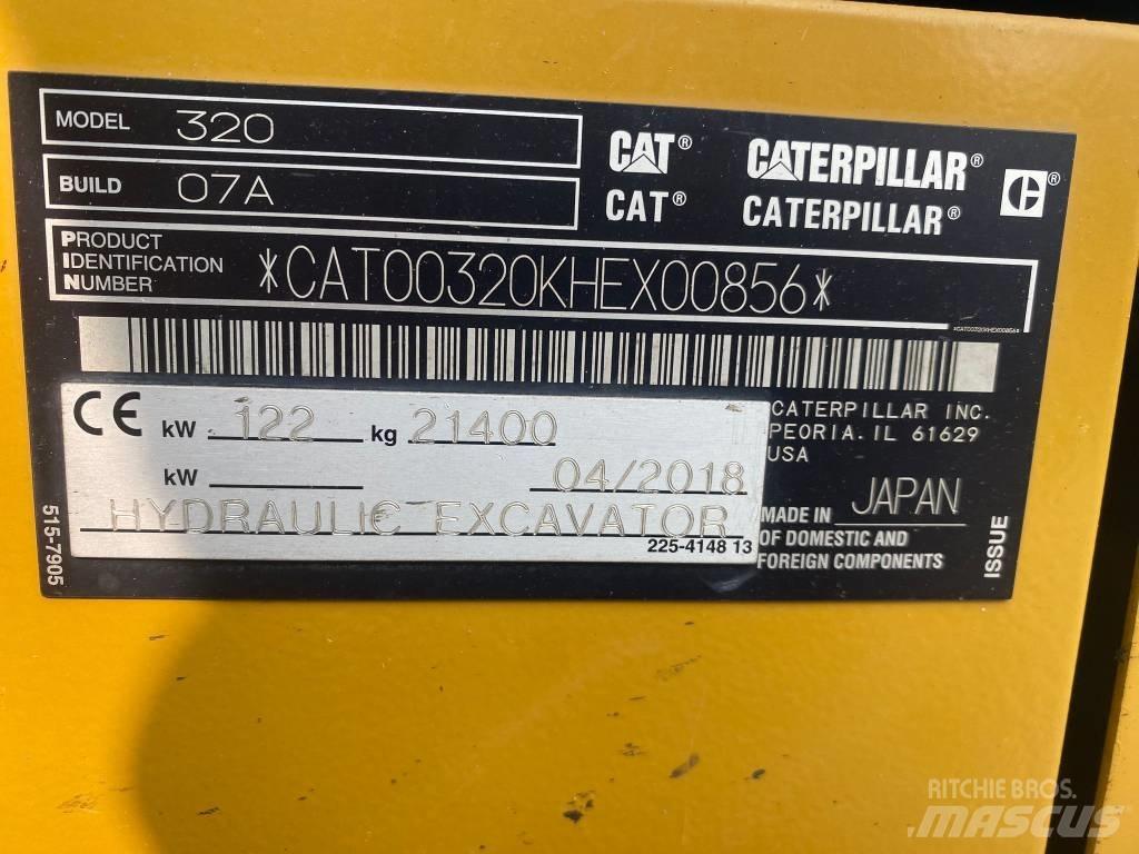 CAT 320 Bagri goseničarji