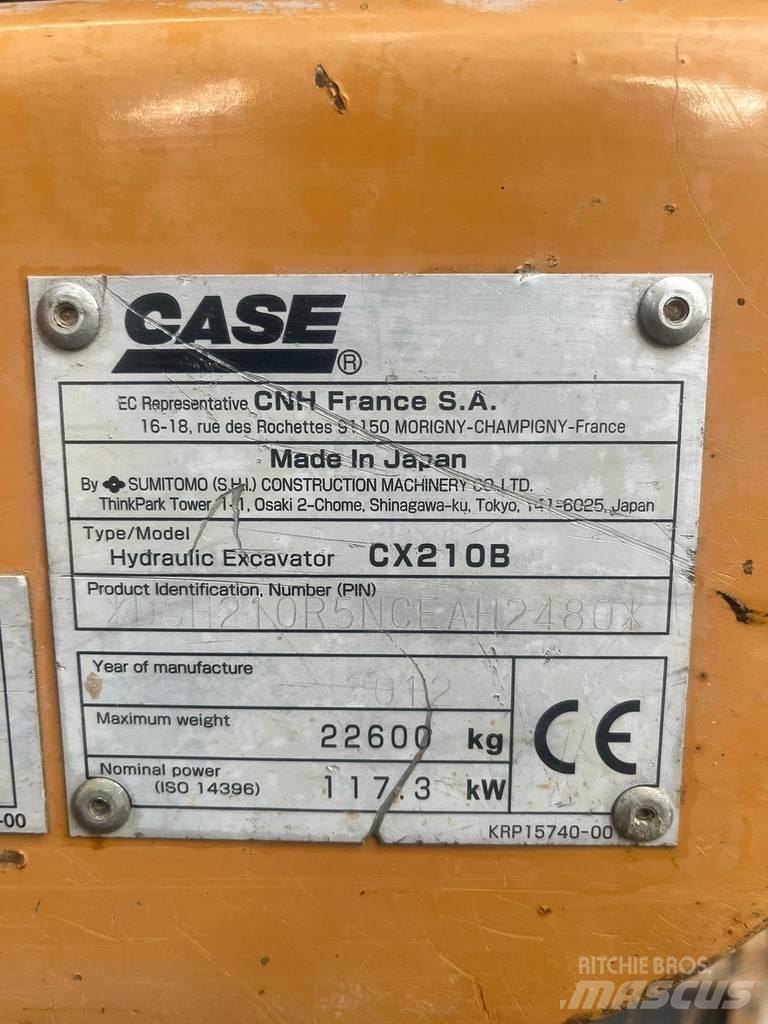 CASE CX210B Bagri goseničarji