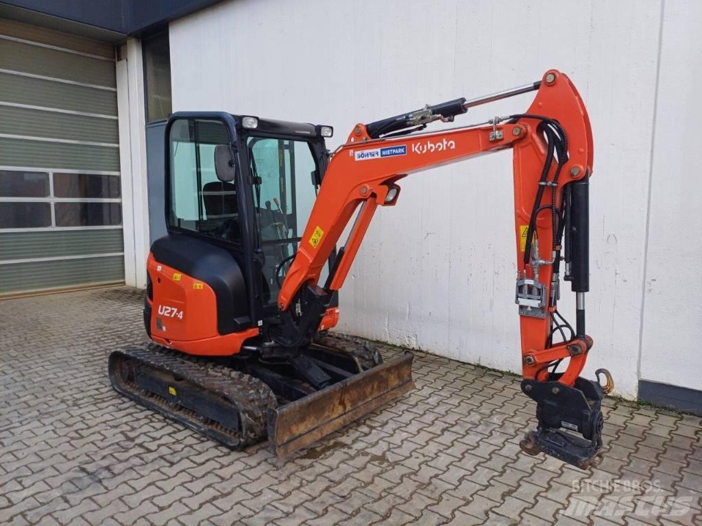 Kubota U 27-4 Mini bagri <7t
