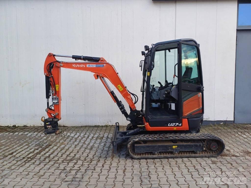 Kubota U 27-4 Mini bagri <7t