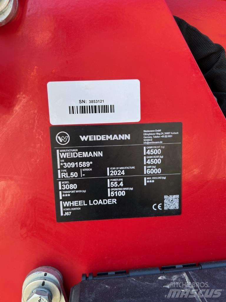 Weidemann 3080 3080 Kolesni nakladalci