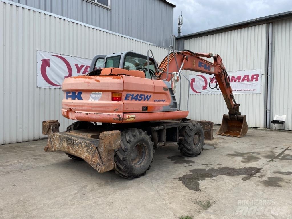 Kobelco E145W Bagri na kolesih
