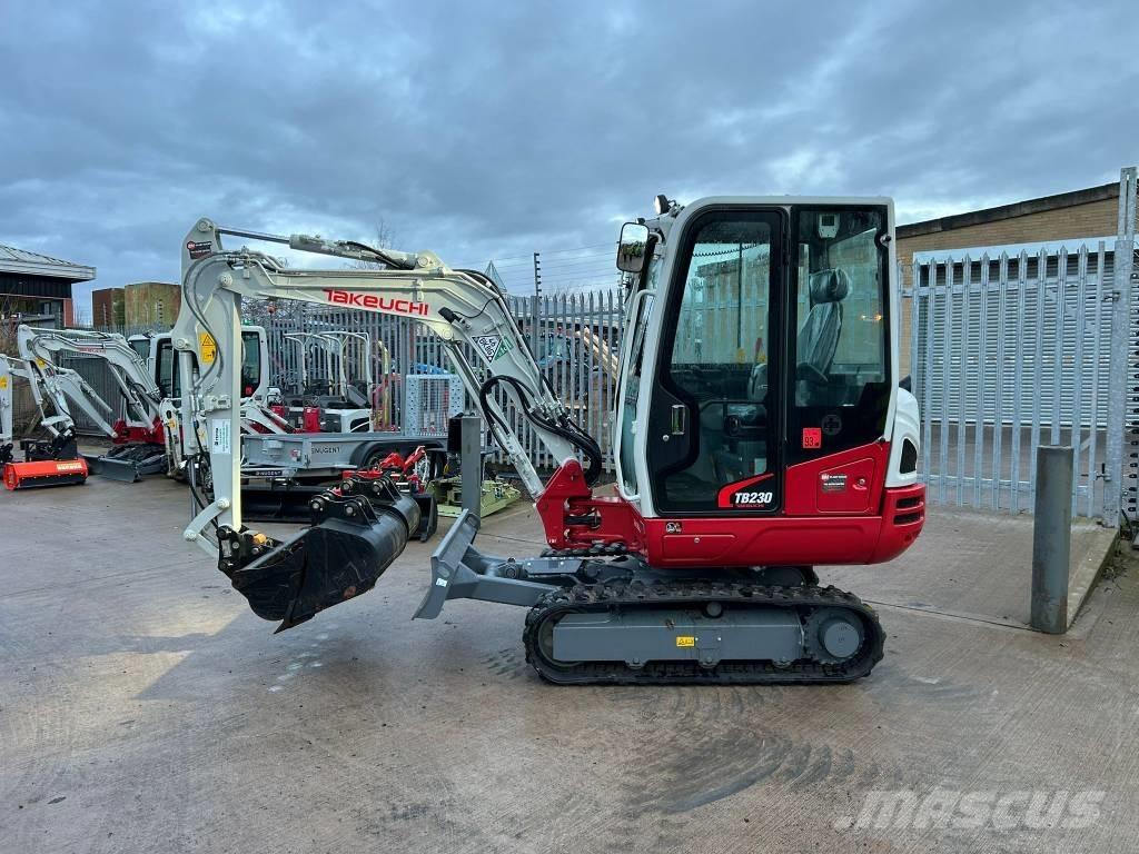 Takeuchi TB 230 Mini bagri <7t
