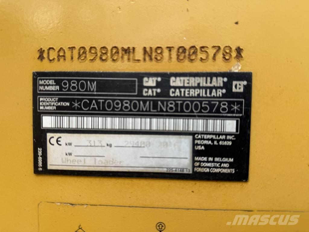 CAT 980M shovel + Bak Kolesni nakladalci