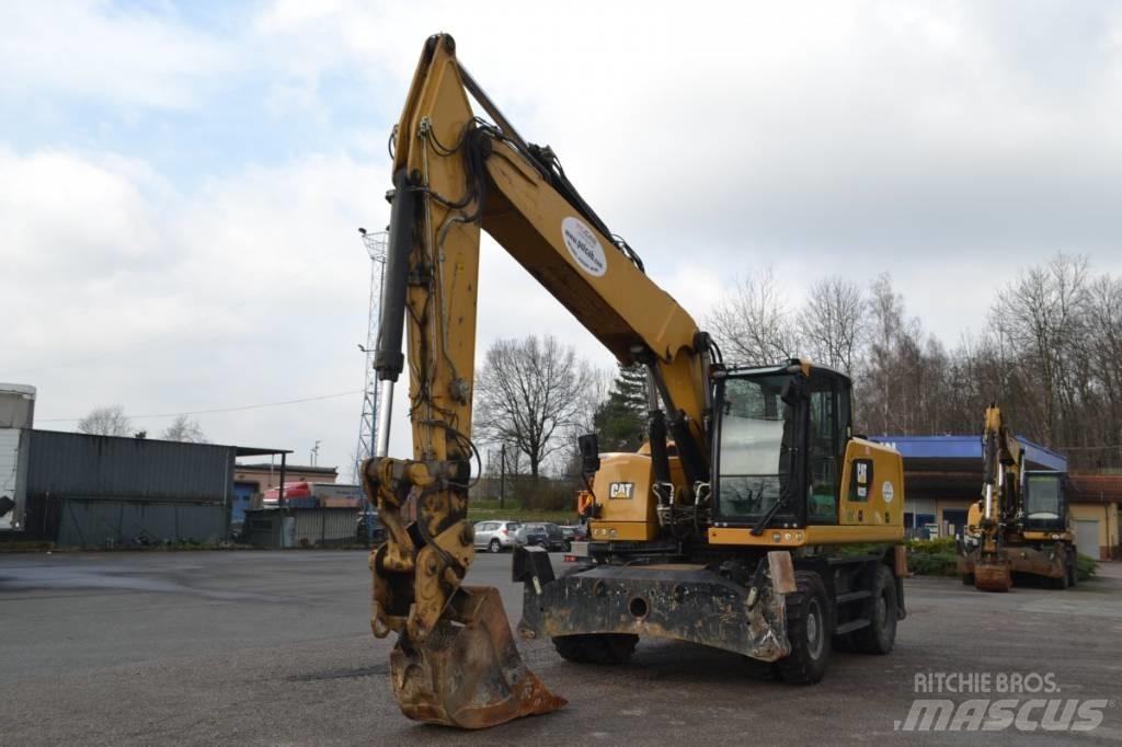 CAT M 322F Bagri na kolesih