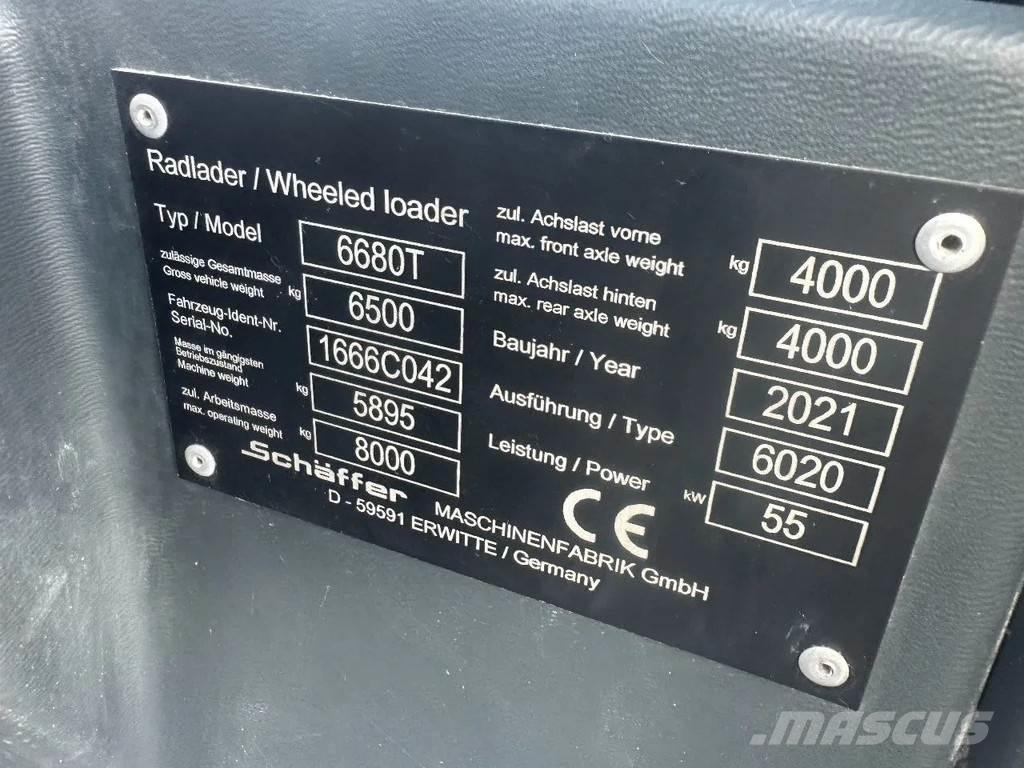 Schäffer 6080T Teleskopski kolesni nakladalci