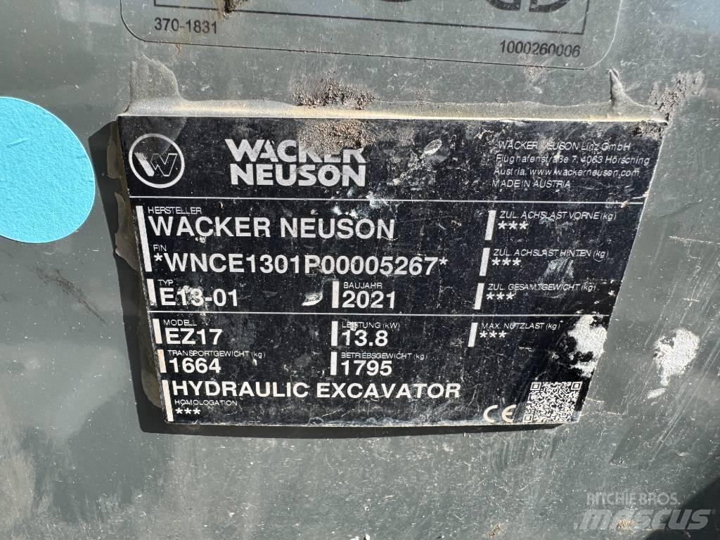 Wacker Neuson EZ17 Bagri goseničarji