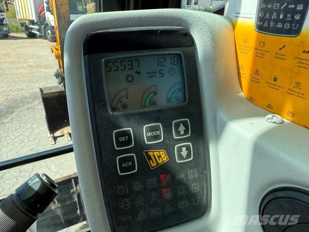 JCB JS 145 W Bagri na kolesih