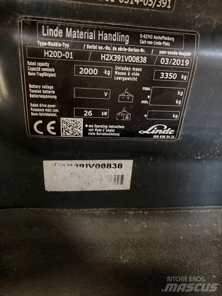 Linde H20D/391 Dizelski viličarji
