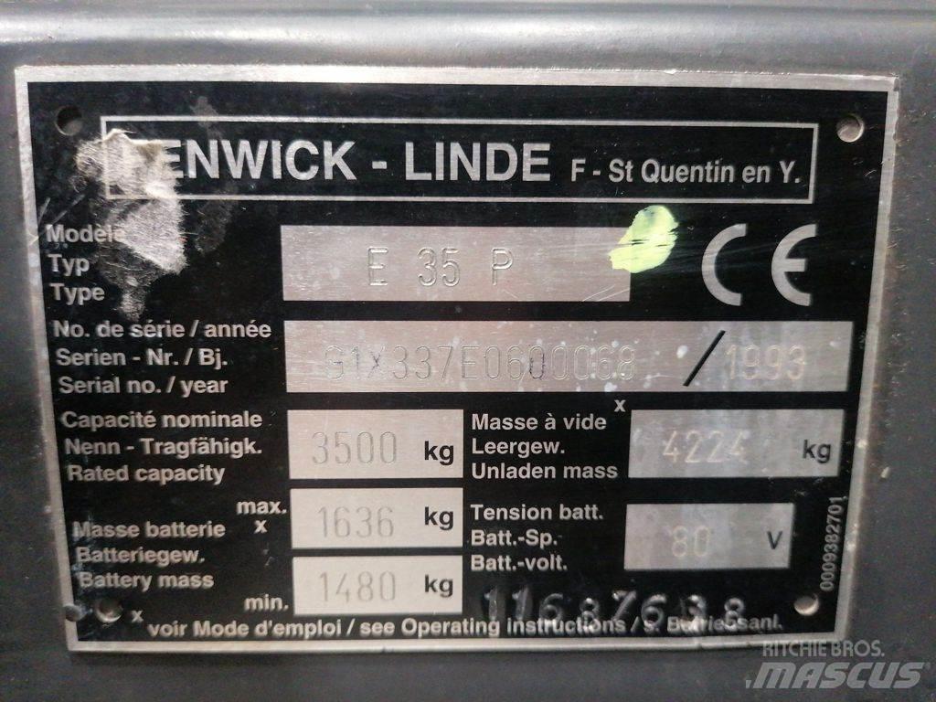 Linde E35P Električni viličarji