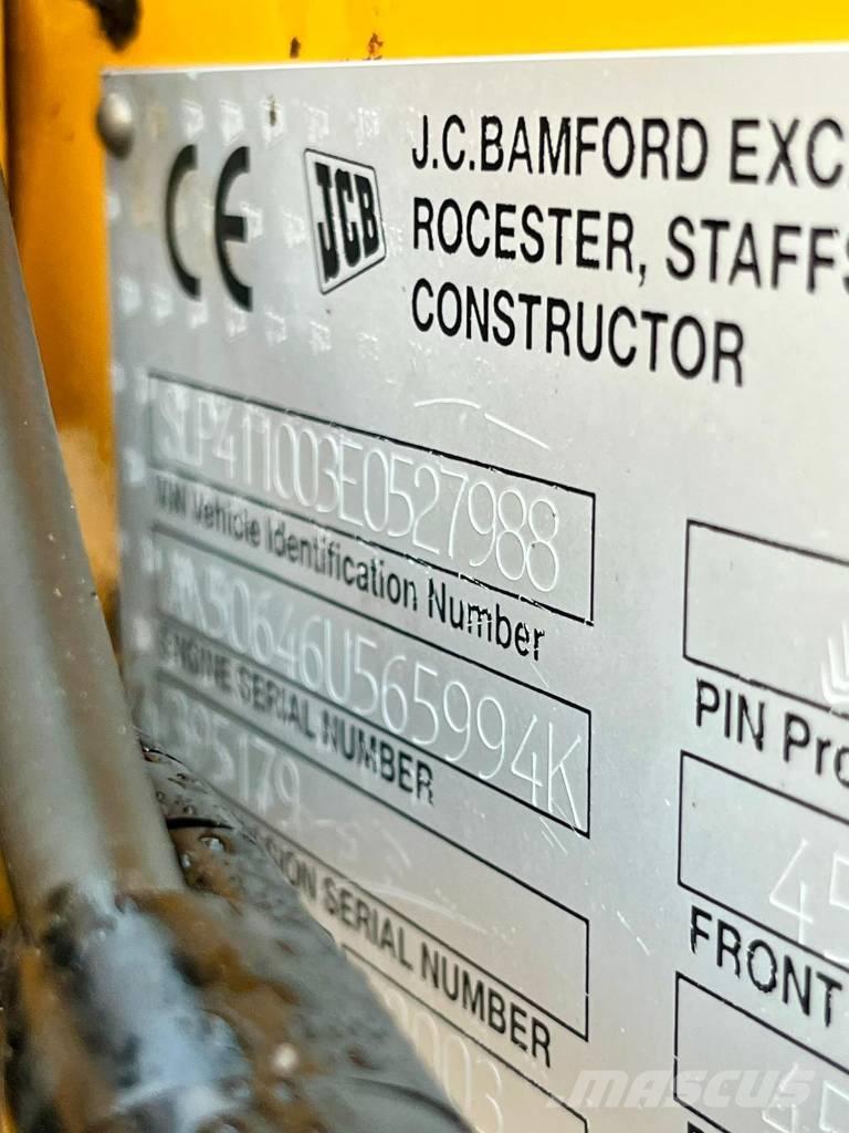 JCB 411 HT Kolesni nakladalci