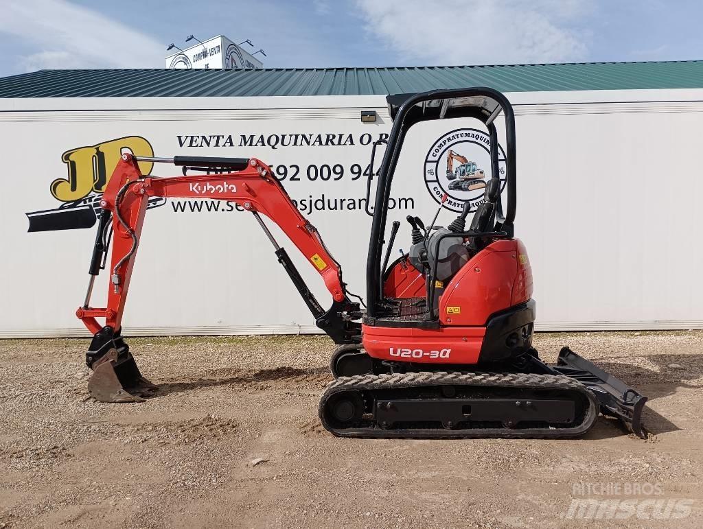 Kubota U 20-3 S Mini bagri <7t
