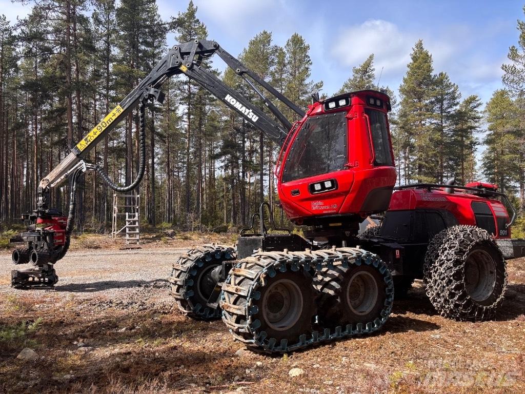 Komatsu 901 Harvesterji