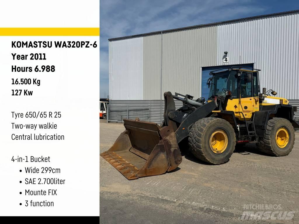 Komatsu WA320PZ-6 Kolesni nakladalci