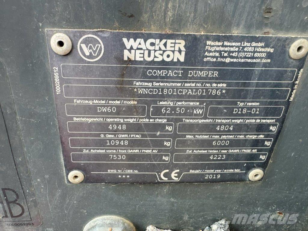 Wacker Neuson DW 60 Ne cestni demperji