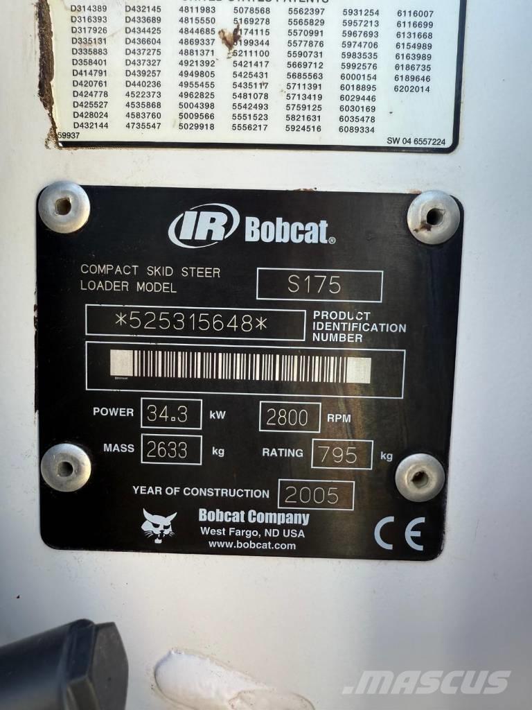 Bobcat S 175 Skid steer mini nakladalci