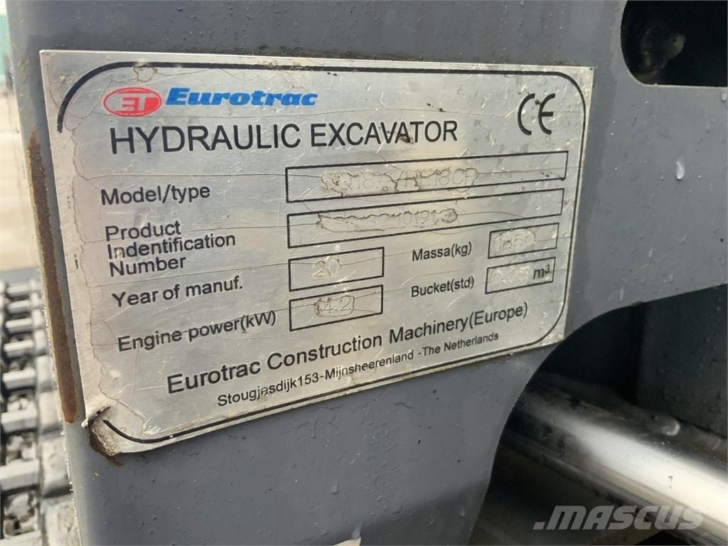 Eurotrac HE 18 Mini bagri <7t