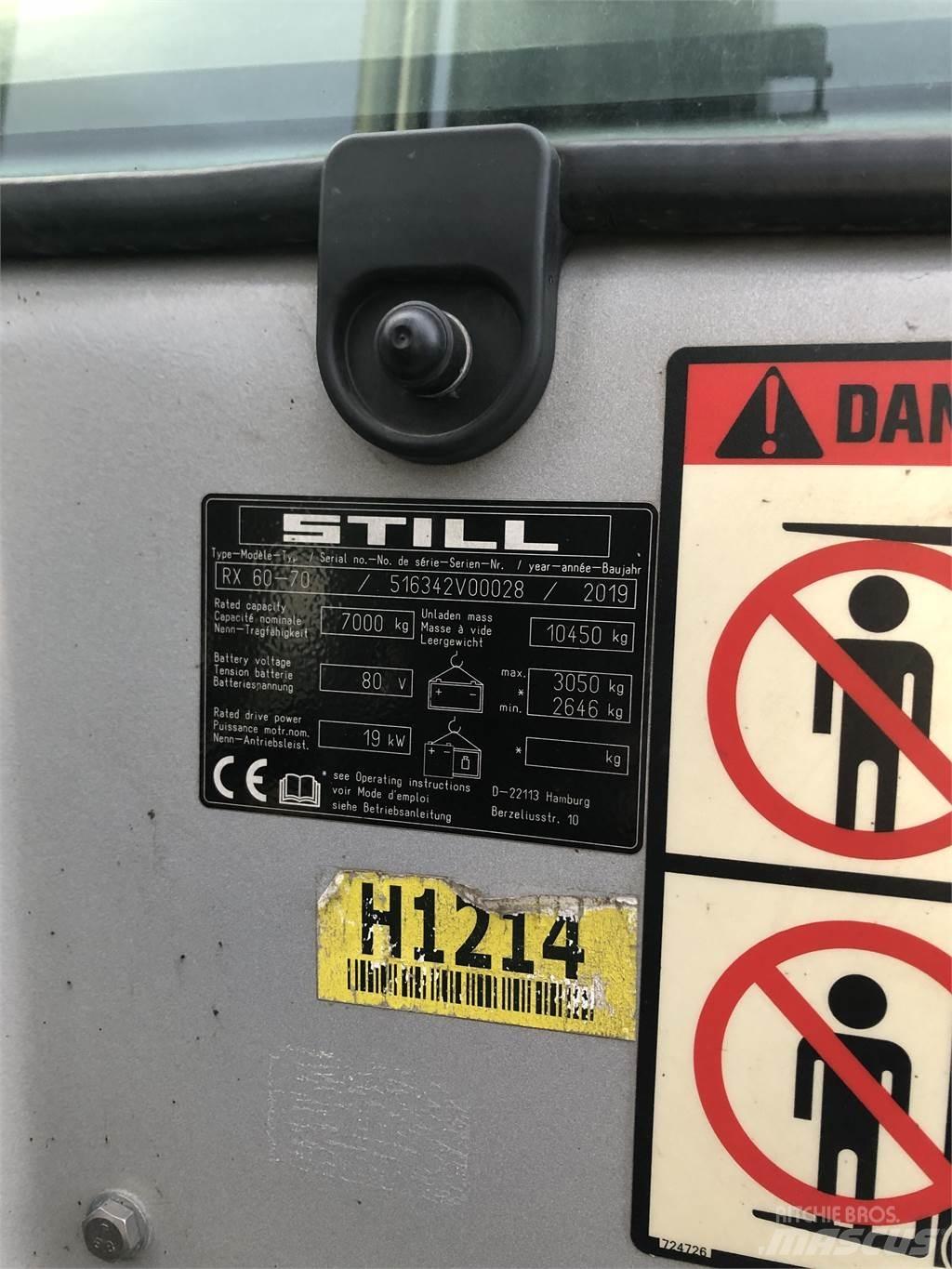 Still RX60-70 Električni viličarji