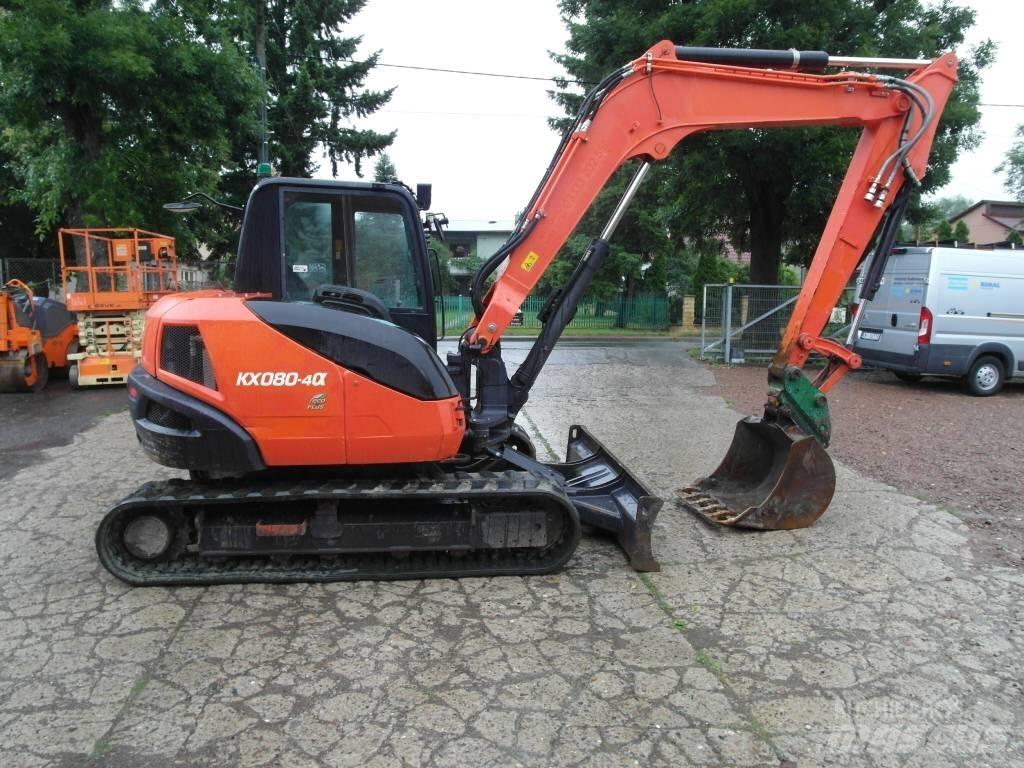 Kubota KX 080-4 Midi bagri 7t – 12t