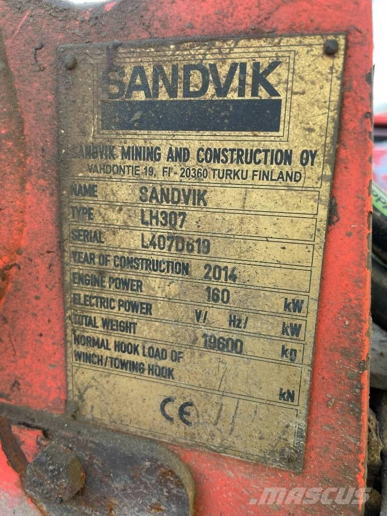 Sandvik LH 307 Podzemni nakladalci