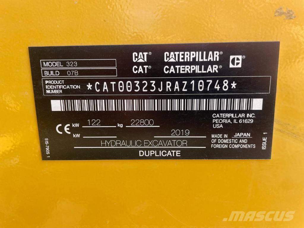 CAT 323NG Bagri goseničarji