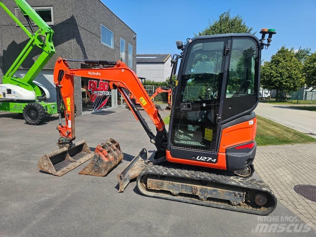 Kubota U 27-4 Mini bagri <7t