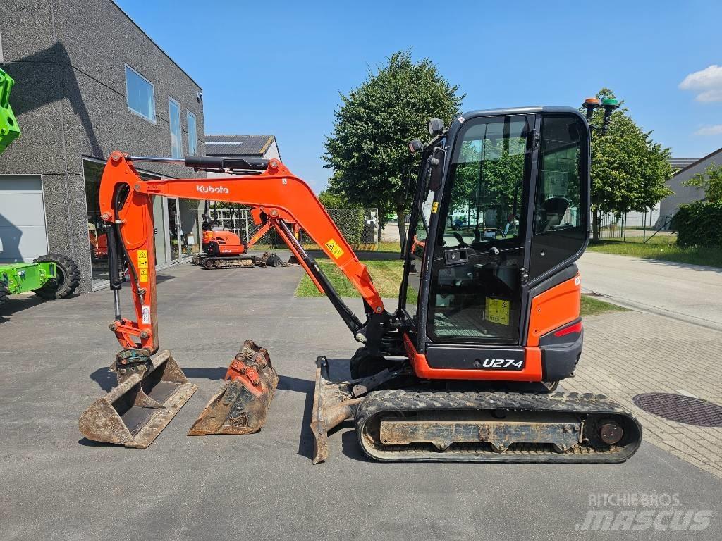 Kubota U 27-4 Mini bagri <7t