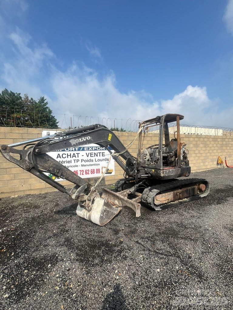 Volvo ECR 50 D Boom in dipper roke