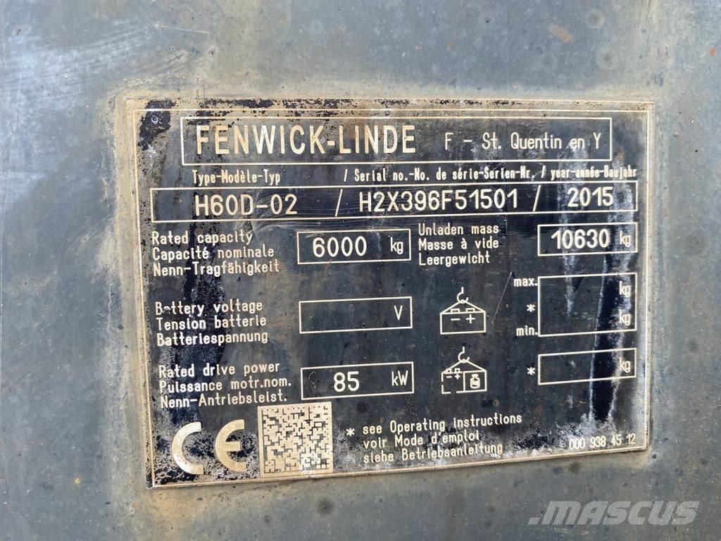 Linde H60D-02 Dizelski viličarji