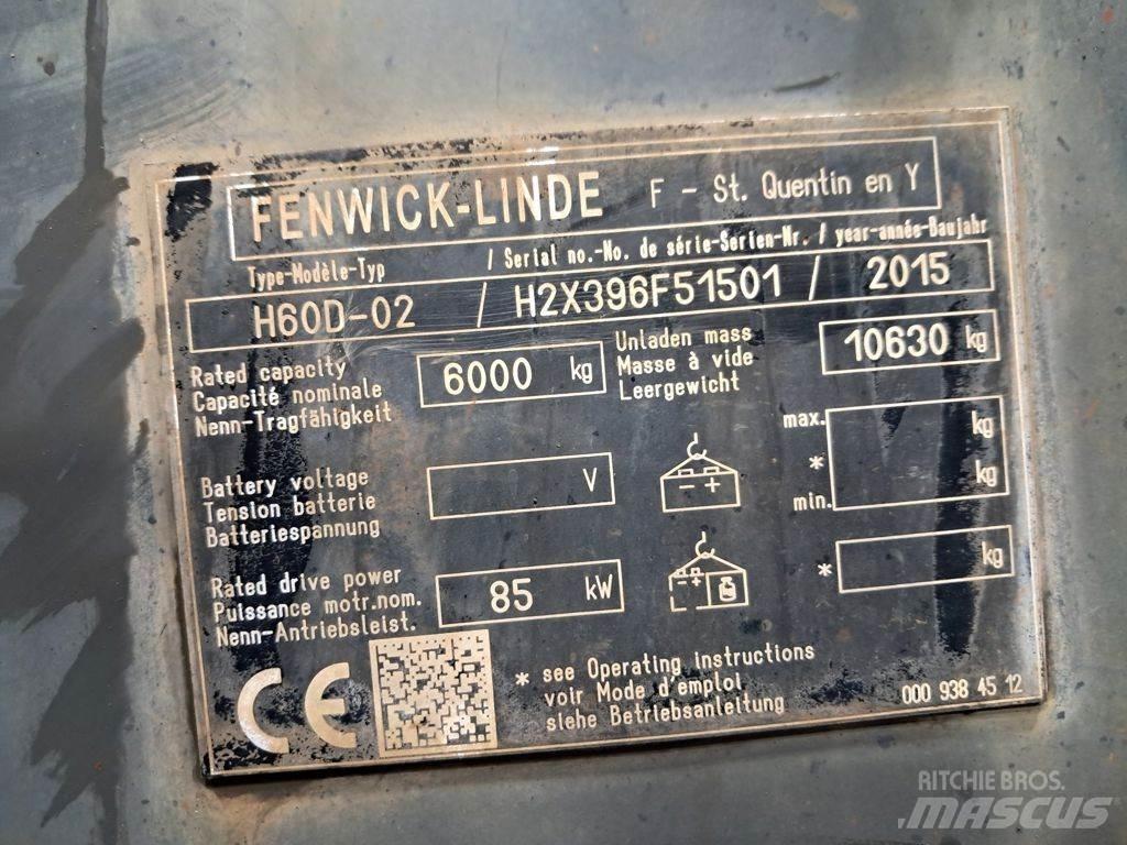 Linde H60D-02 Dizelski viličarji