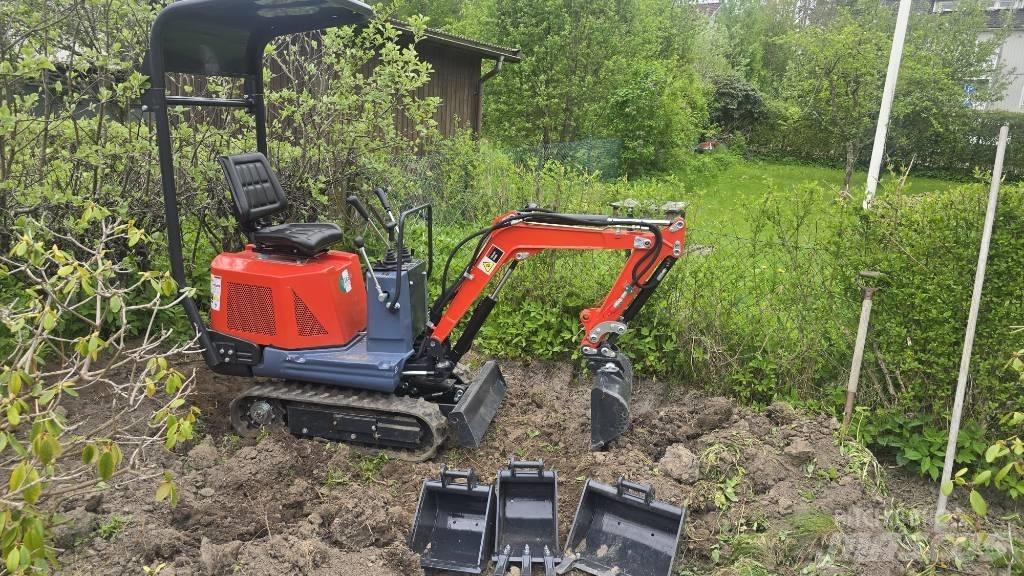 Minigrävmaskin 800kg Mini bagri <7t