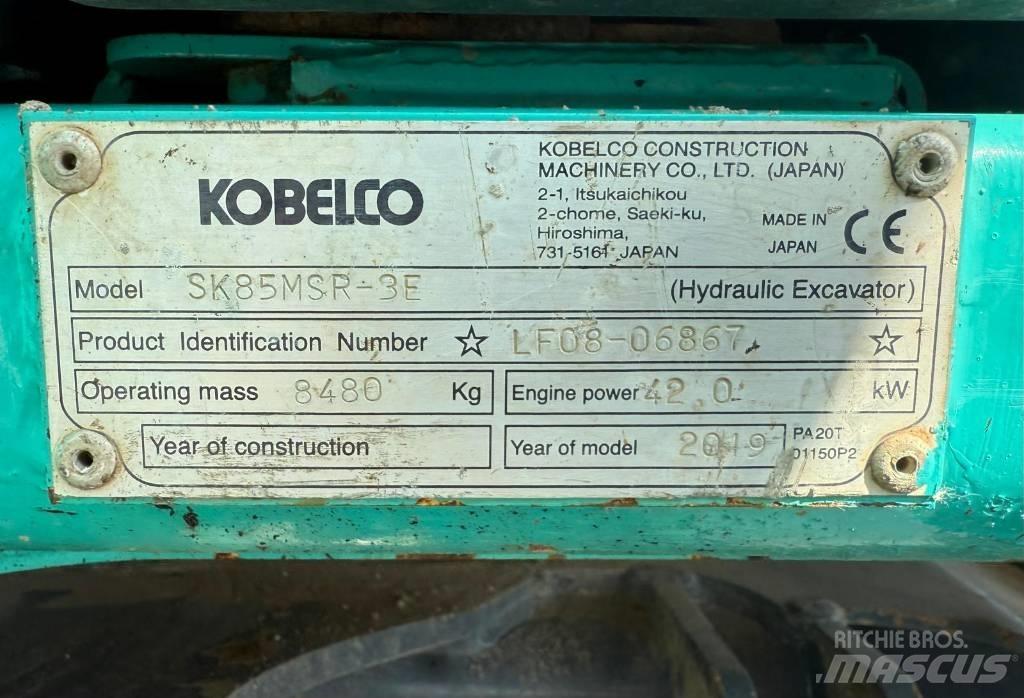 Kobelco SK 85 MSR-3 Midi bagri 7t – 12t