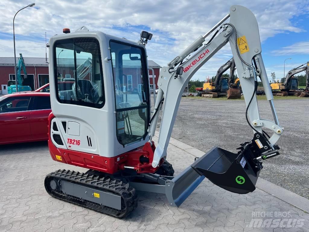 Takeuchi TB216 Mini bagri <7t
