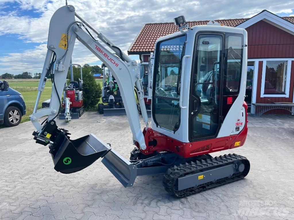Takeuchi TB216 Mini bagri <7t