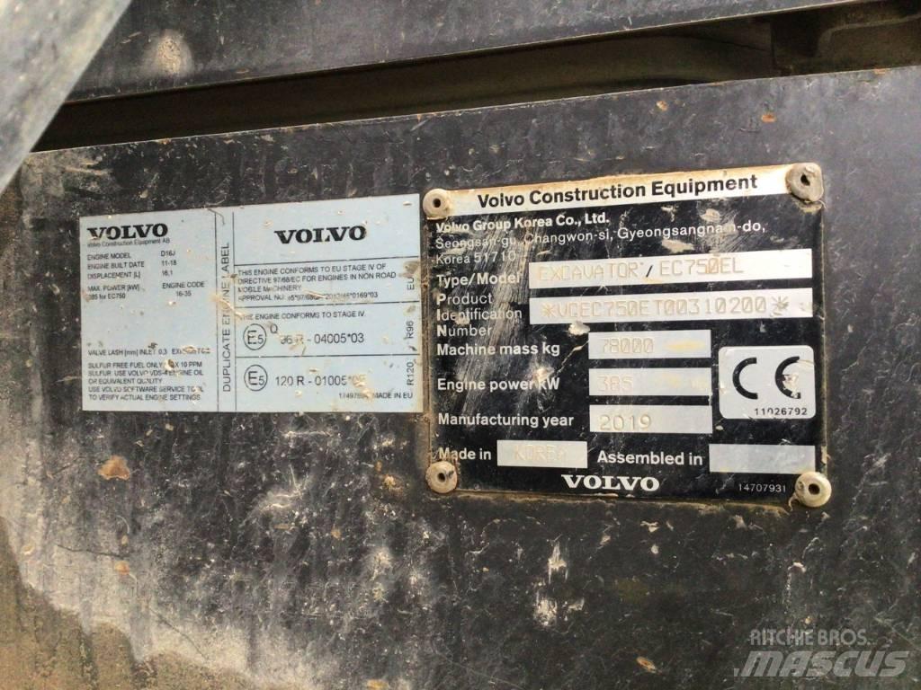 Volvo EC 750 E Bagri goseničarji