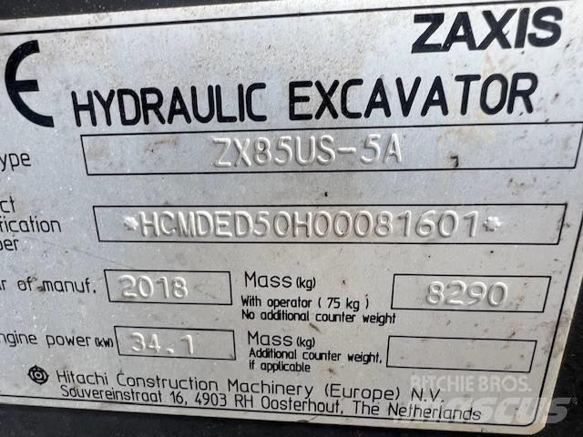 Hitachi ZX85US-5A Midi bagri 7t – 12t