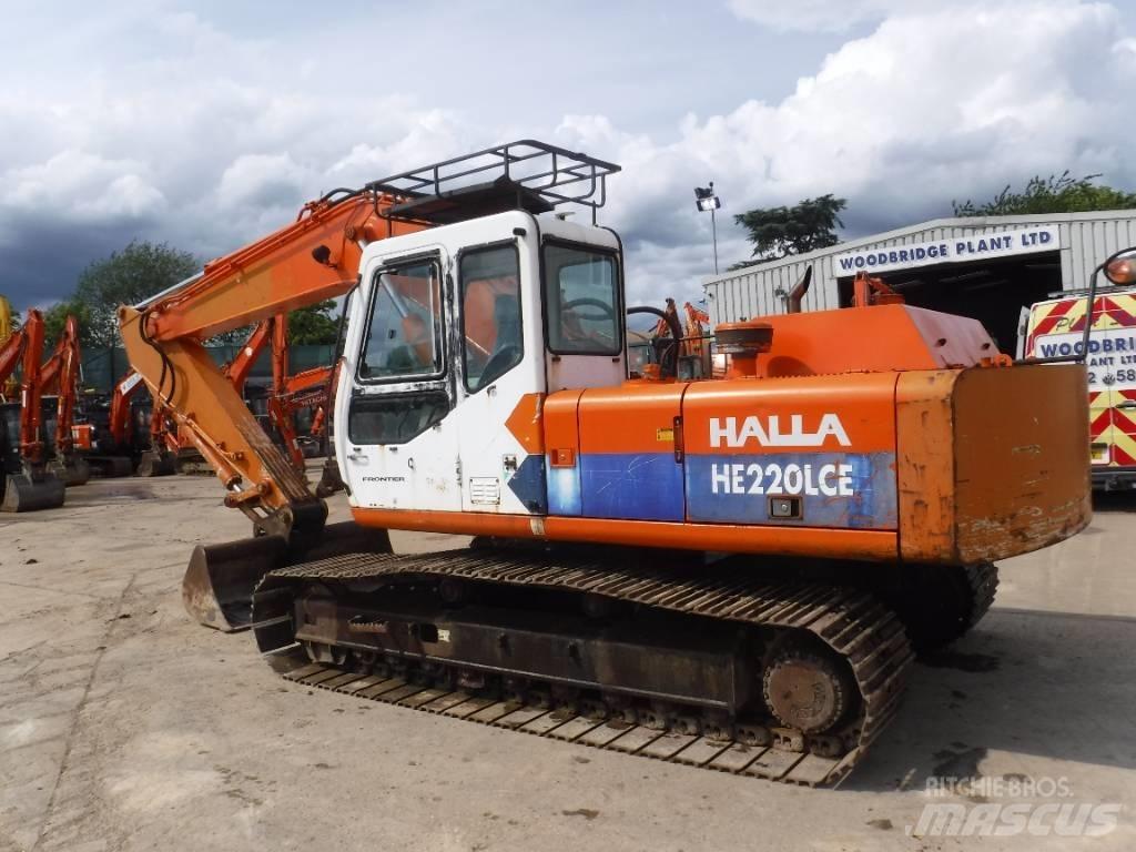 Halla HE220LCE Bagri goseničarji