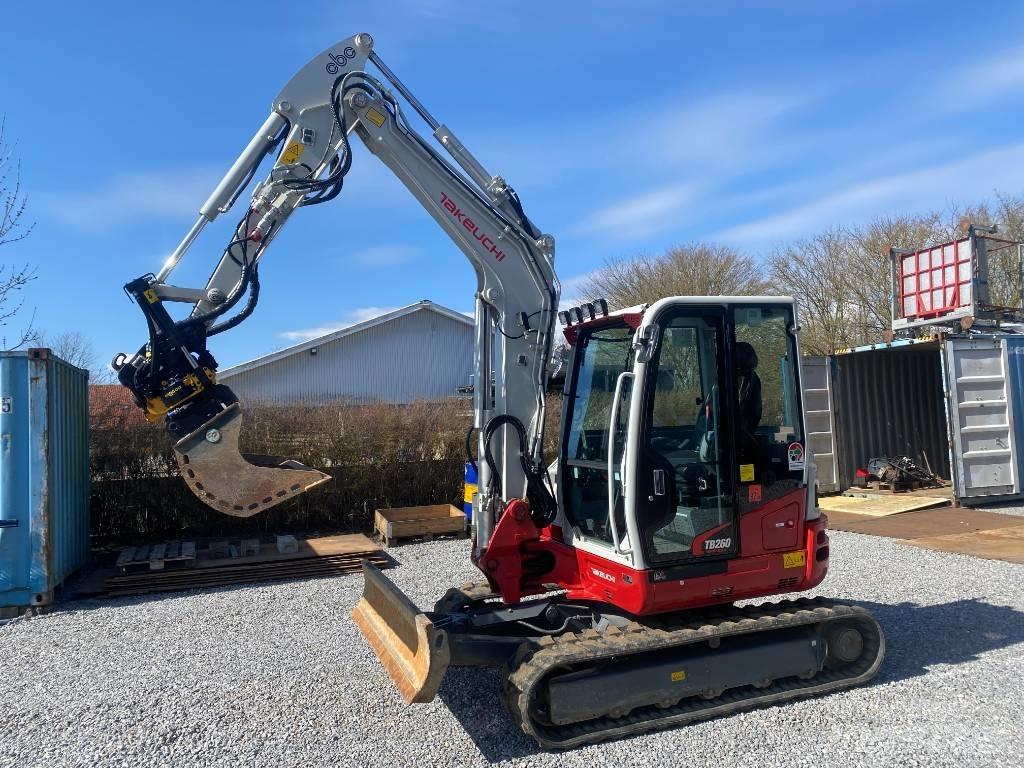 Takeuchi TB 260 Mini bagri <7t