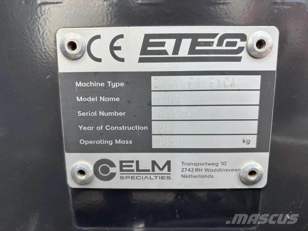 Etec E36C Mini bagri <7t