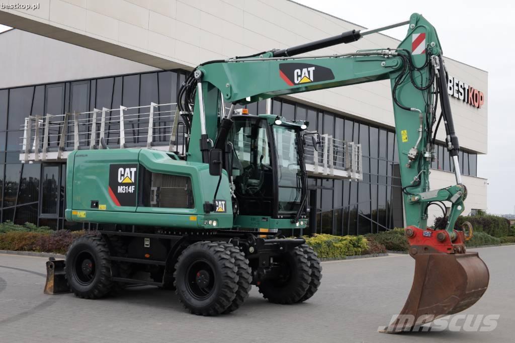 CAT M314F Bagri na kolesih